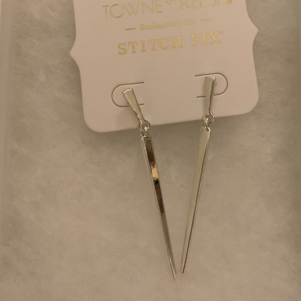 Silver earrings